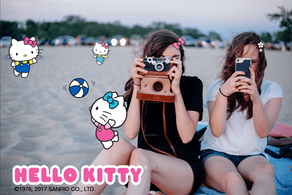 Say ?  to Hello Kitty Stickers, Backgrounds & More!