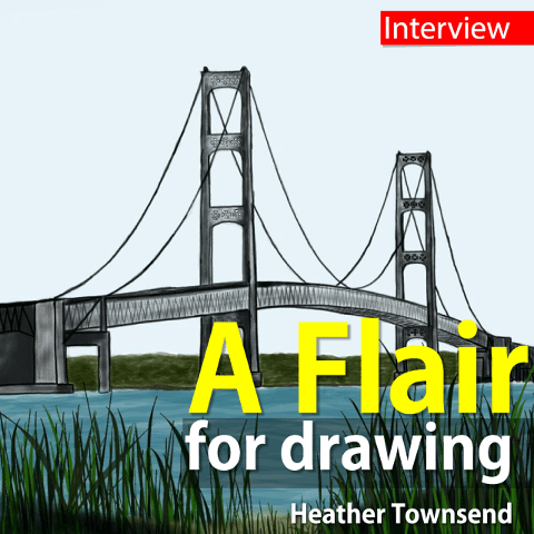 A Flair for Drawing: Interview with PicsArtist Heather Townsend