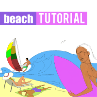 How to Draw a Beach in 6 Steps with PicsArt’s Step by Step Tutorial
