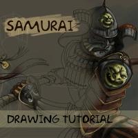Drawing Tutorial: How to Draw a Samurai Step by Step