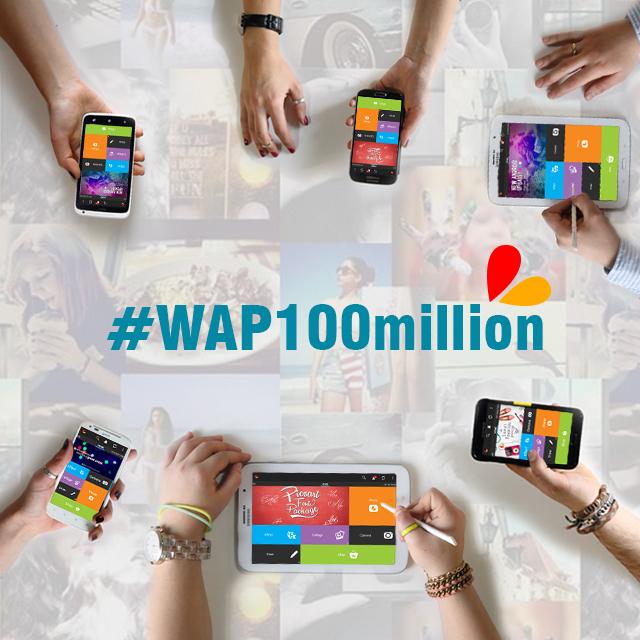 Celebrate 100 mln PicsArt Installs on Google Play & Enter the 100 mln Weekend Art Project!