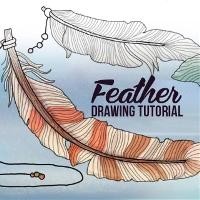 Step by Step tutorial on How to Draw Feathers using PicsArt