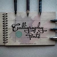 Calligraphy Fonts Package Available in the PicsArt Shop