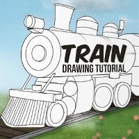 Step by Step Tutorial on How to Draw a Train