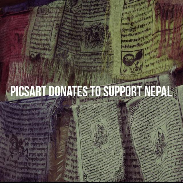 PicsArt Donates to Nepal Earthquake Relief