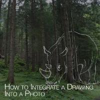 How to Integrate a Drawing Into a Photo