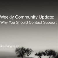 The one about why you should contact support