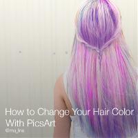 How to Change Your Hair Color Online Using Layers in Picsart