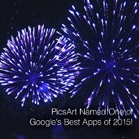 PicsArt Named One of Google&#039;s Best Apps of 2015!