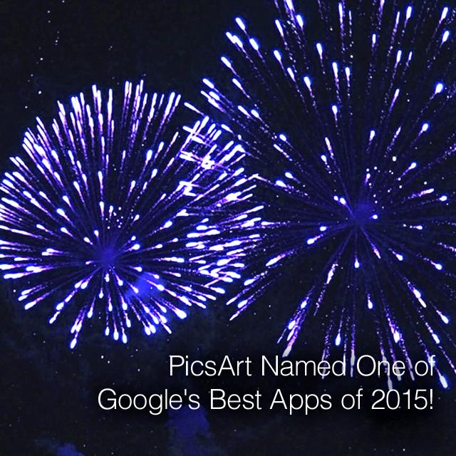 PicsArt Named One of Google's Best Apps of 2015!