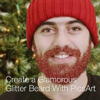 Create a Glamorous Glitter Beard With the Photo Editor