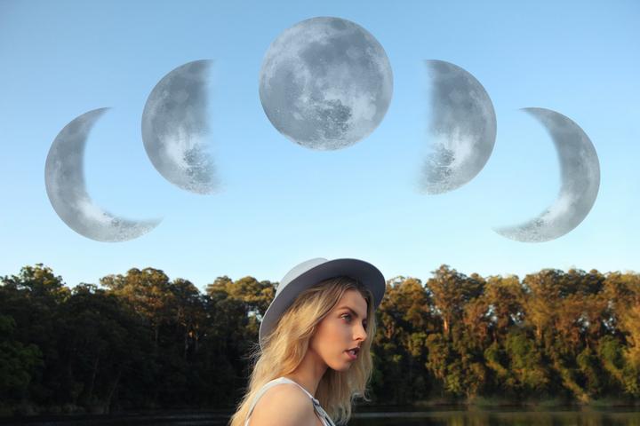 Over the Moon With Clipart