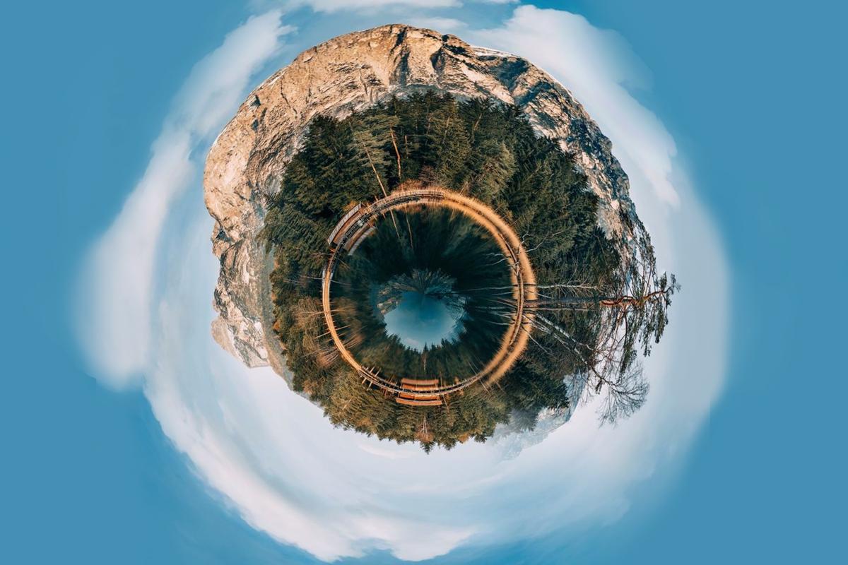 Make Tiny Planets, Explore and Have Fun