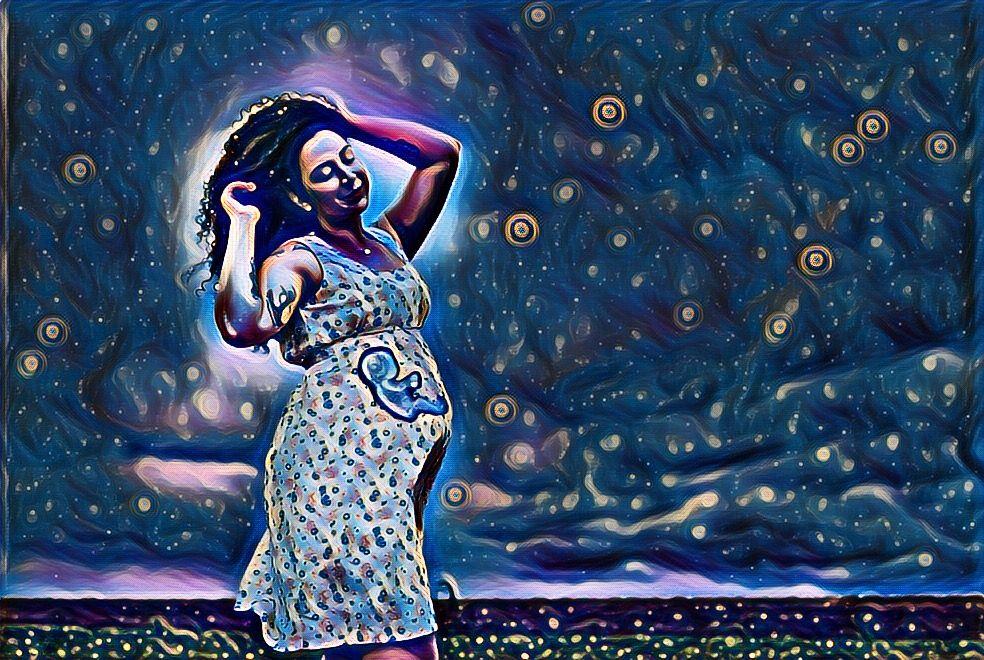 How to Make Your Own #BabyInBelly Edit With PicsArt
