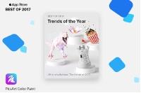PicsArt Color Paint Was Chosen for App Store Best of 2017  ?