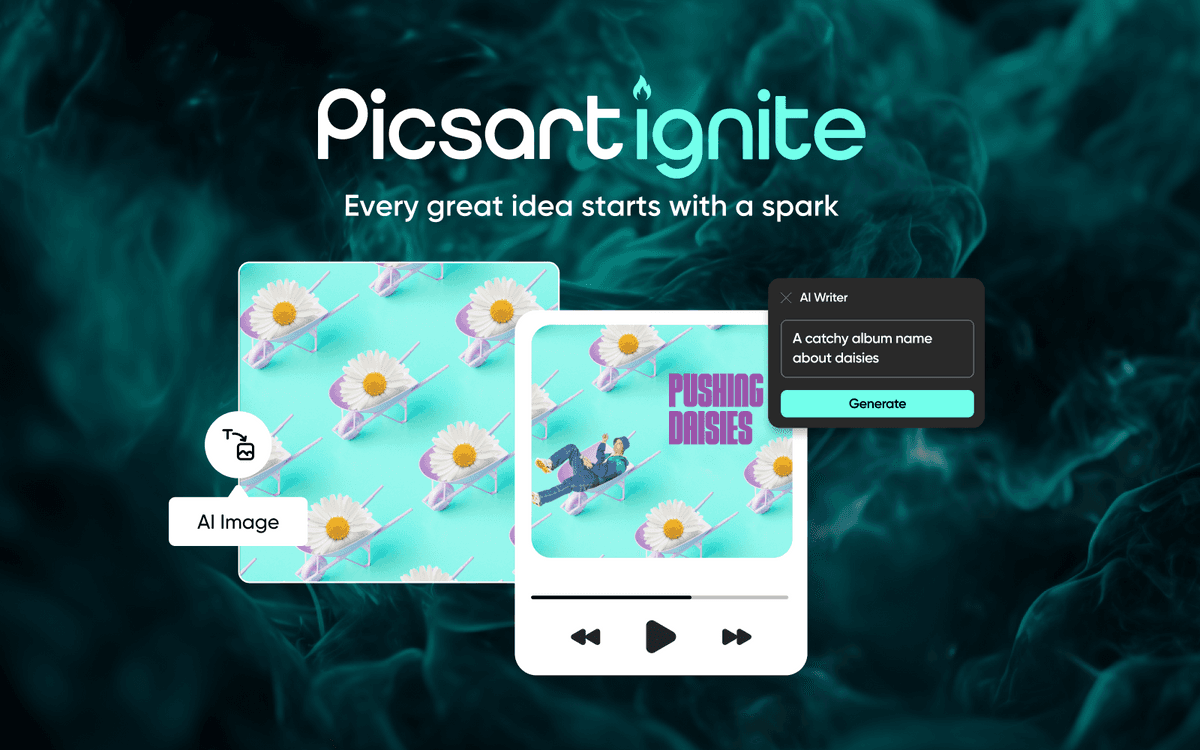 Spark Your Creativity with Picsart Ignite, a Suite of AI Design Tools for Marketers to Meme Makers