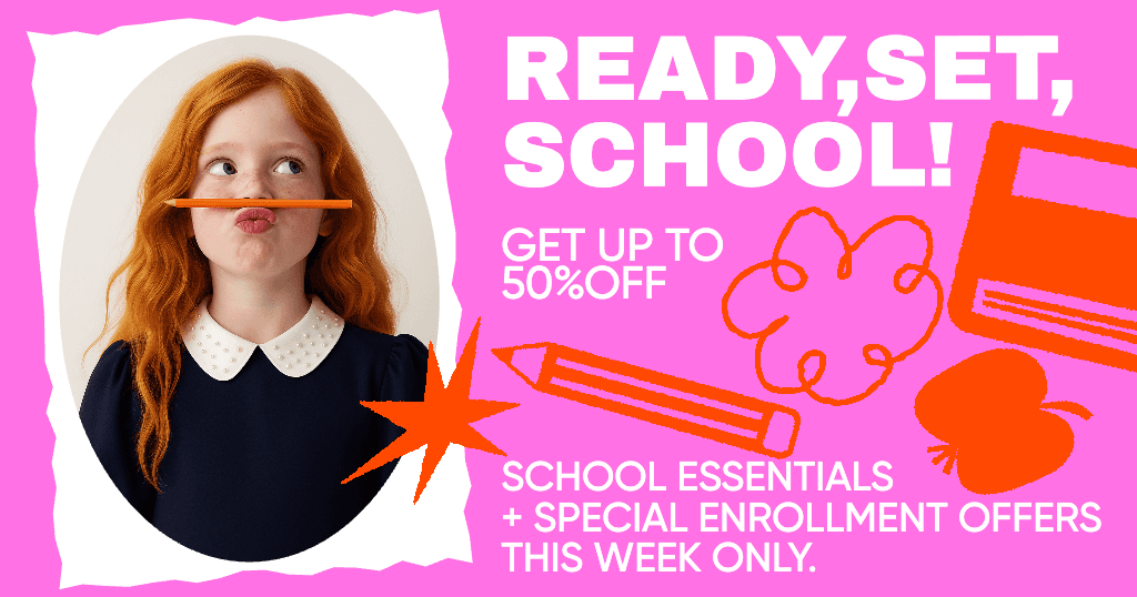 Vibrant Back To School Facebook Post