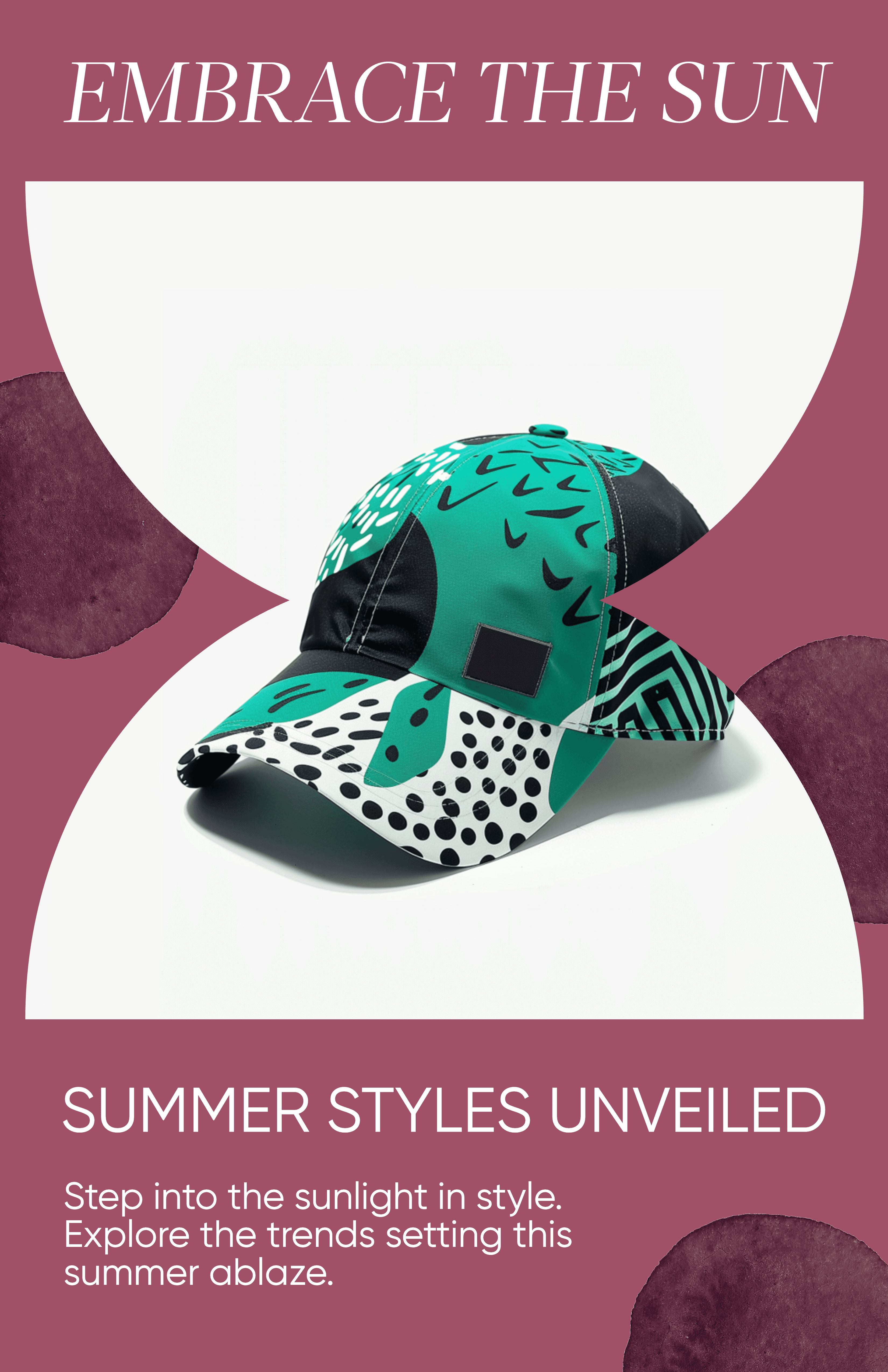 Embrace the Sun with Chic Summer Poster
