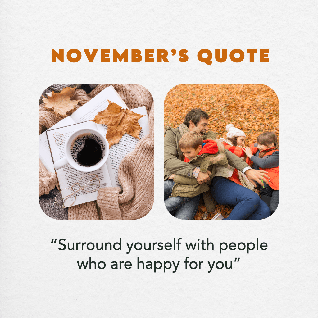 Cozy Autumn Vibes Social Media Post