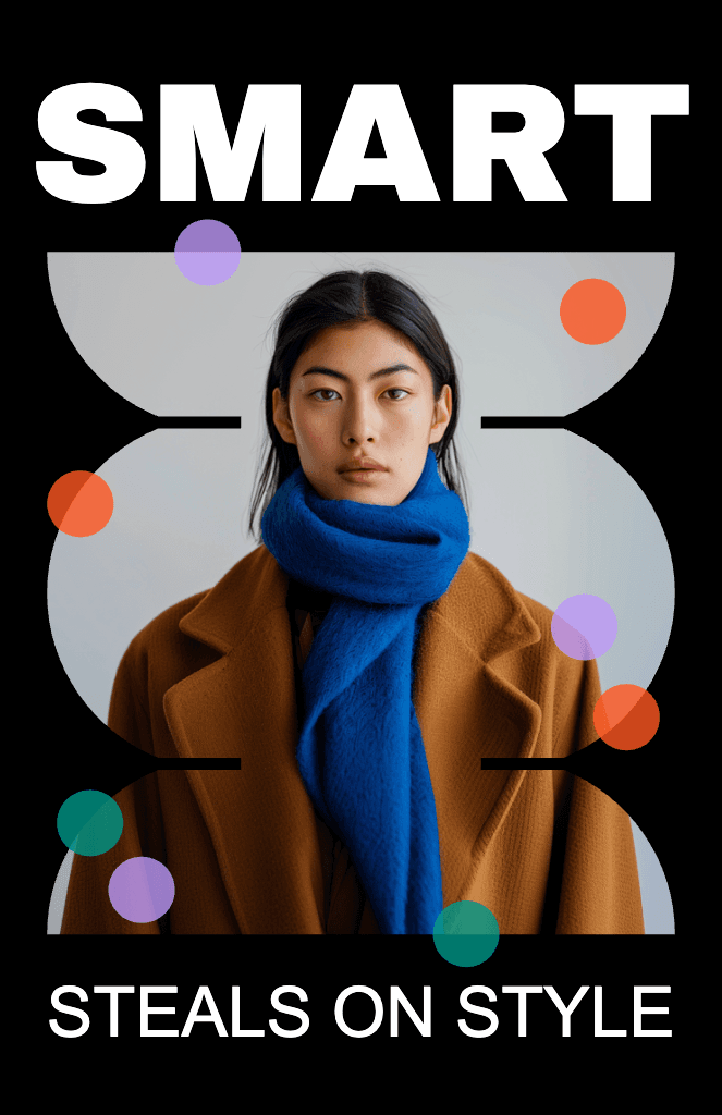 Bold Black Fashion Poster With Text