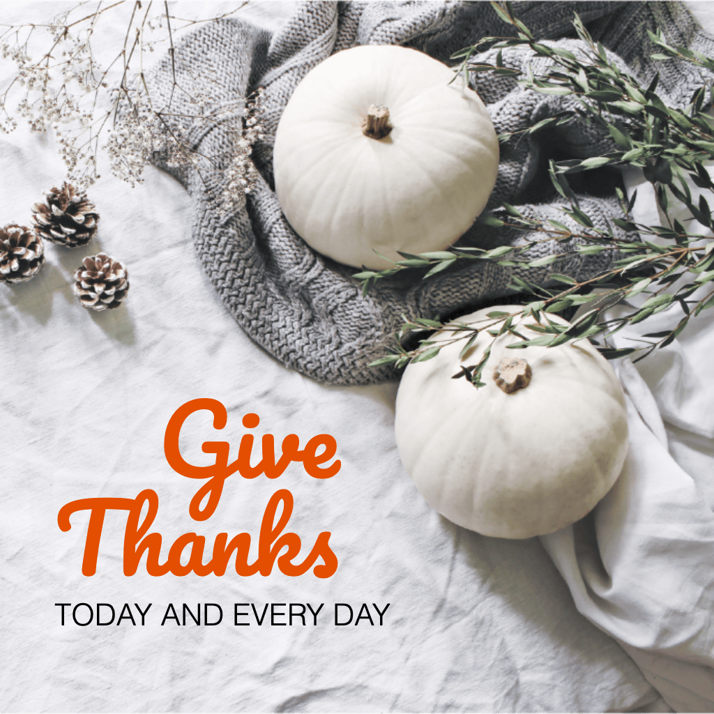 Warm Gratitude Pumpkin Post Design
