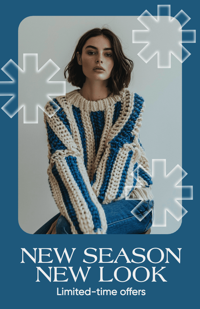 Stylish Seasonal Fashion Sale Poster Design