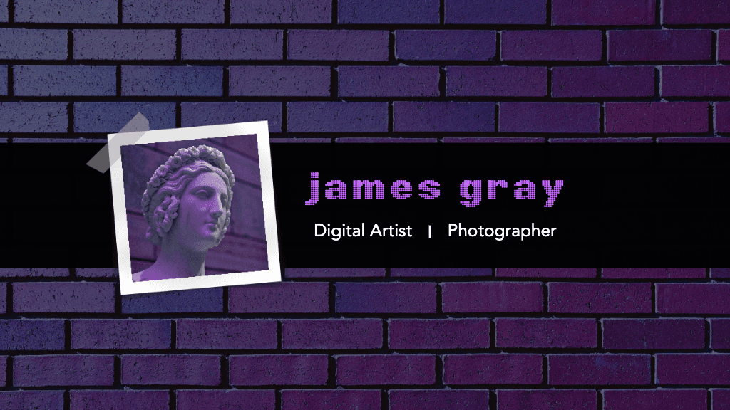 Purple Hued Creative Profile Post Template