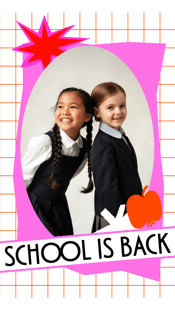 Bright Instagram-Story For Back To School