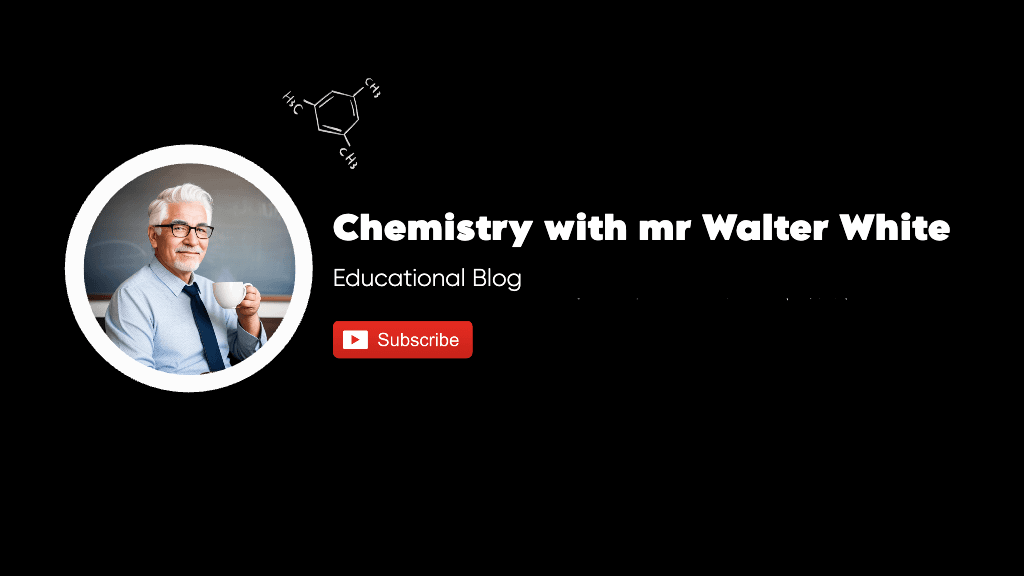 Black YouTube Cover Chemistry Educational Blog