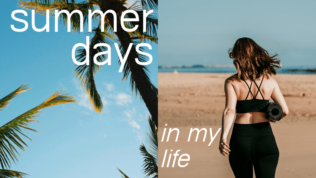 Relaxing Summer Days Yoga YouTube Thumbnail
