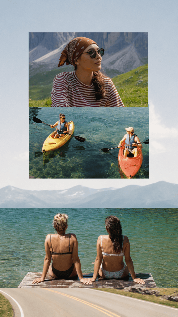 Adventure Filled Instagram Story with Blue Skies