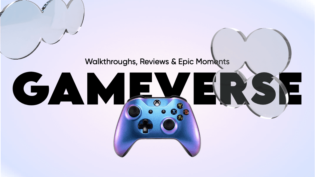 Vibrant Gaming YouTube Cover with Controller