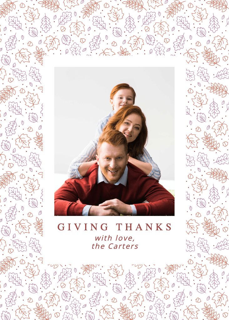 Warm Family Thanksgiving Greetings Post