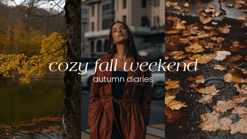 Cozy Autumn Vibes YouTube Thumbnail Design