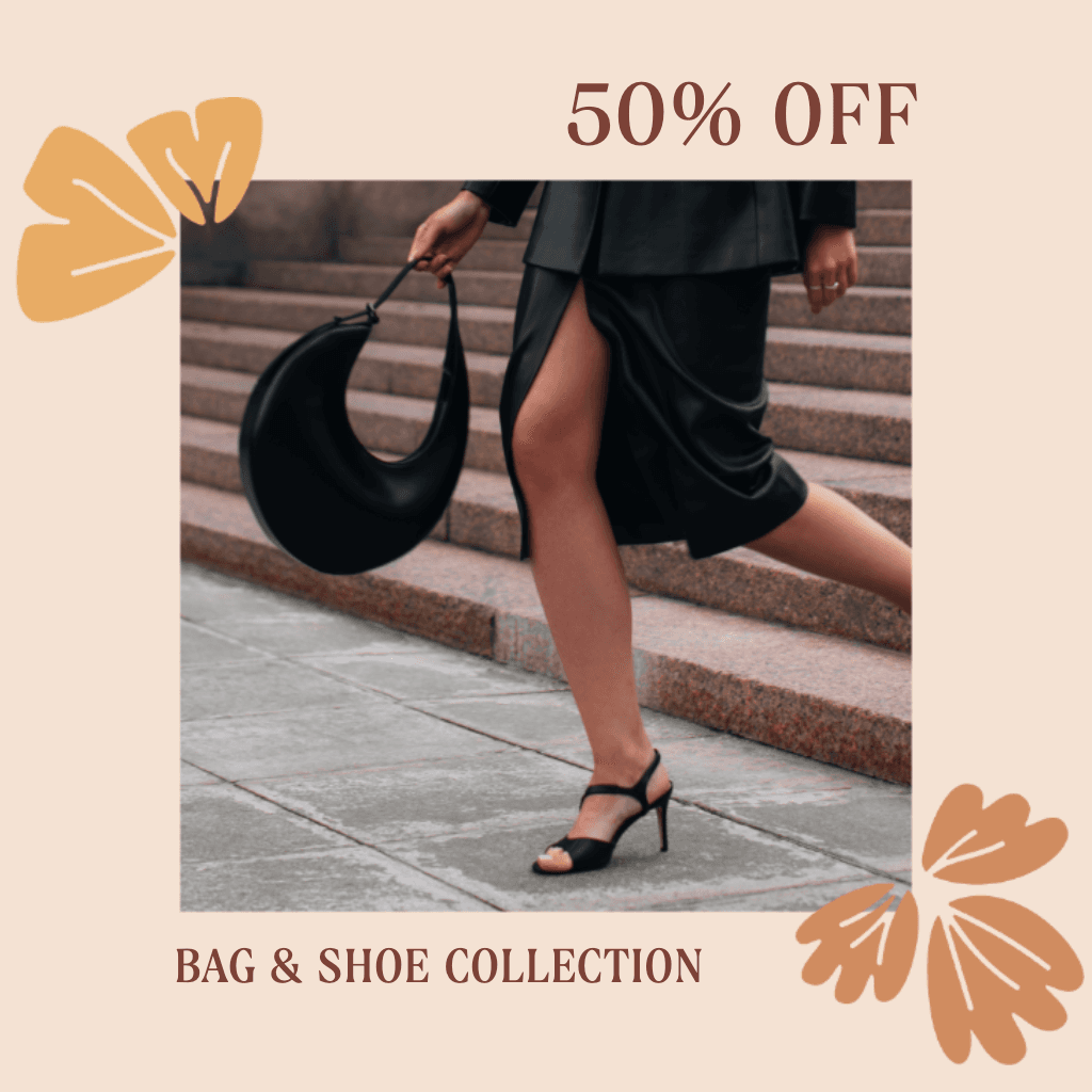 Elegant Black Dress Fashion Sale Ad