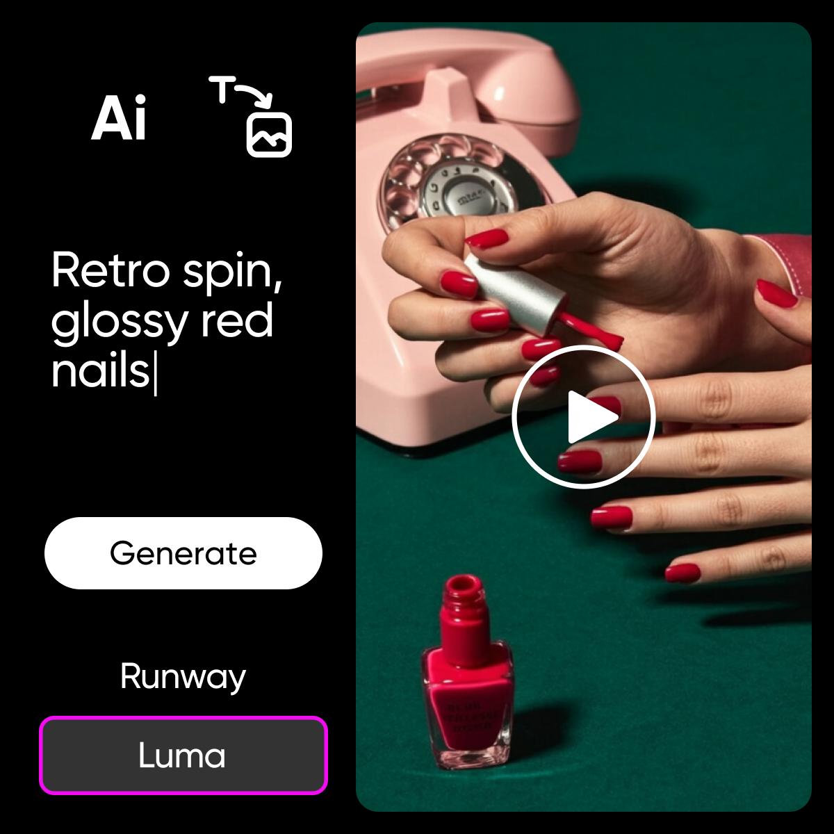 Powered by advanced AI animation models