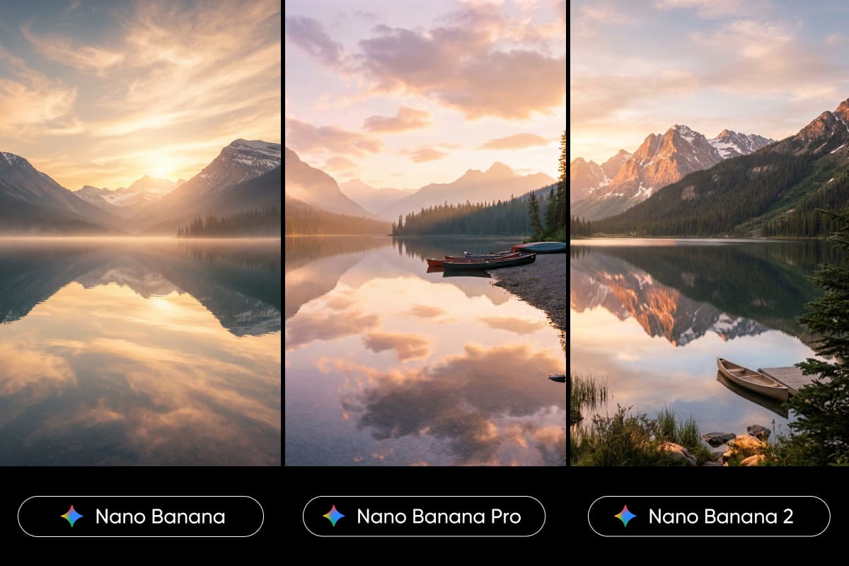 Nano Banana 모델 비교: Nano Banana vs Nano Banana Pro vs Nano Banana 2