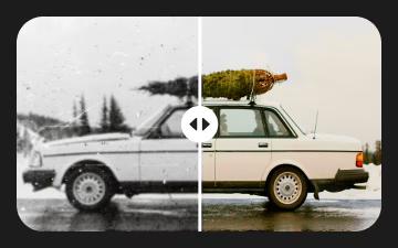 AI-restored old photo