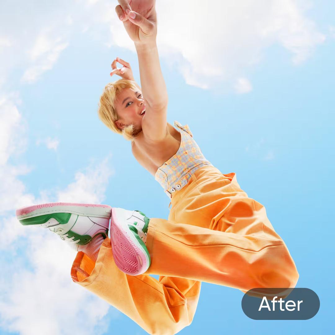 after change