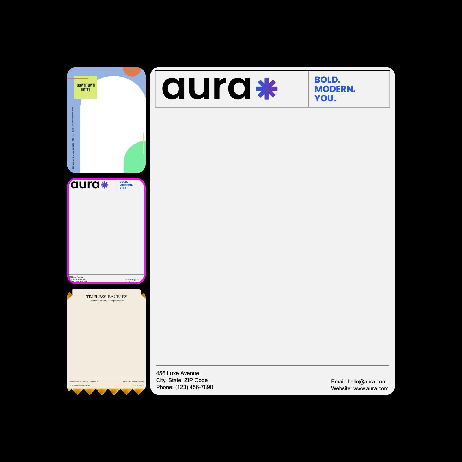 Create letterheads for all purposes