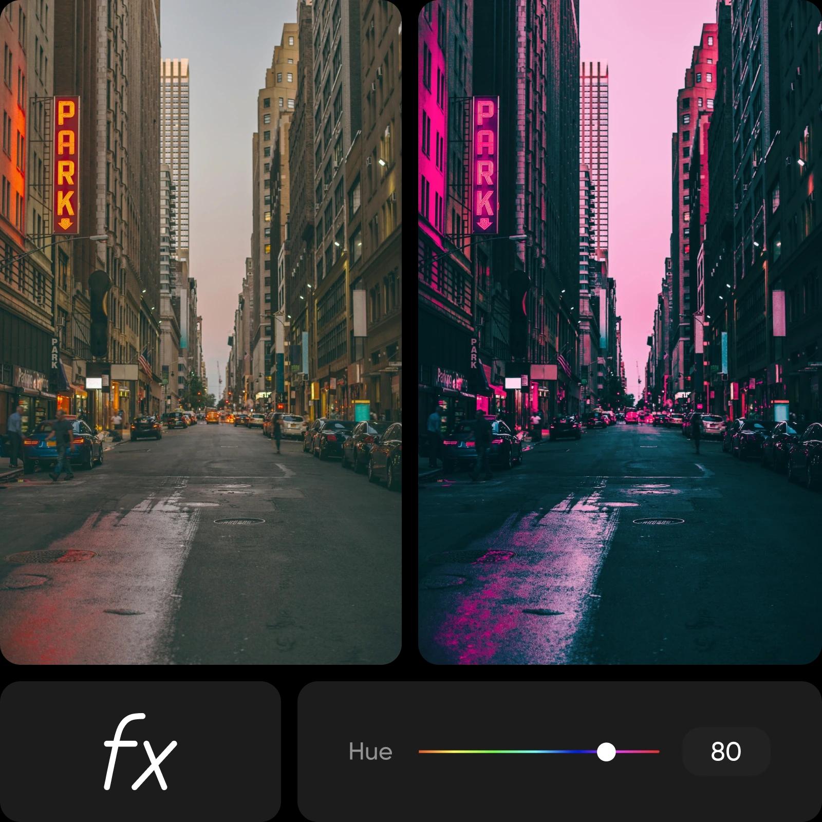Change color of image with picsart