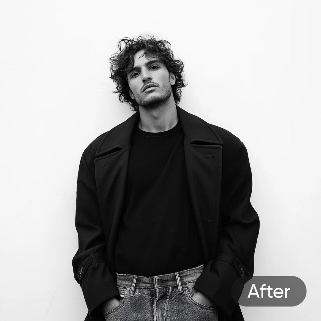 before change
