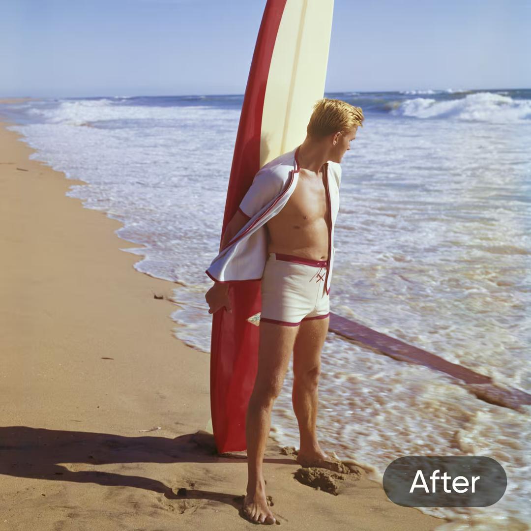 before change