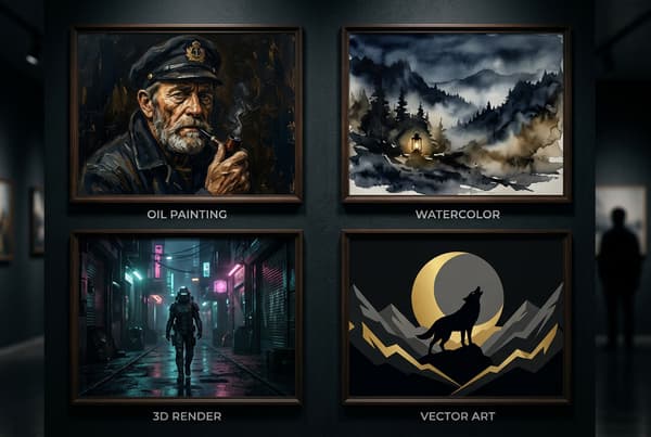 How to prompt for specific art styles with AI