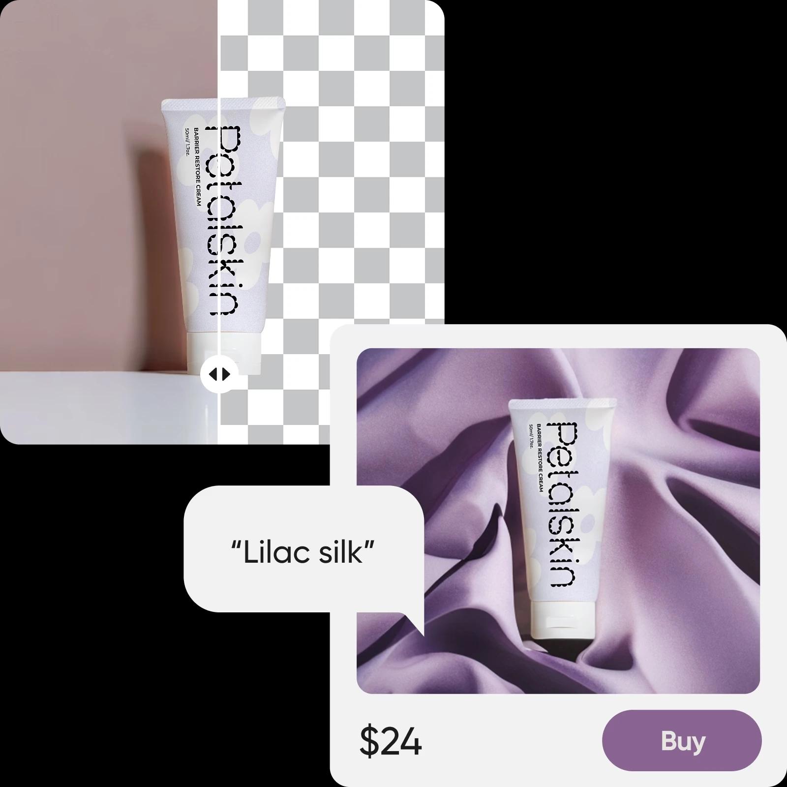 generated background photos for product showcasing