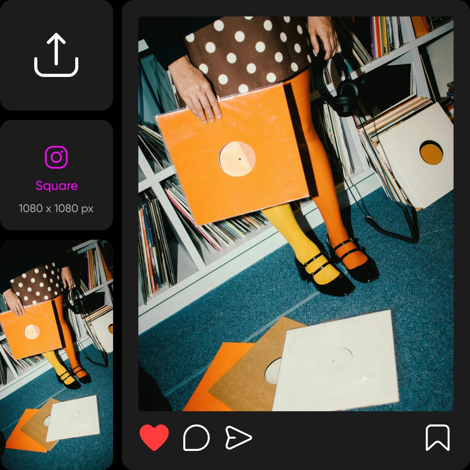 Instagram 게시물용 사진 리사이저