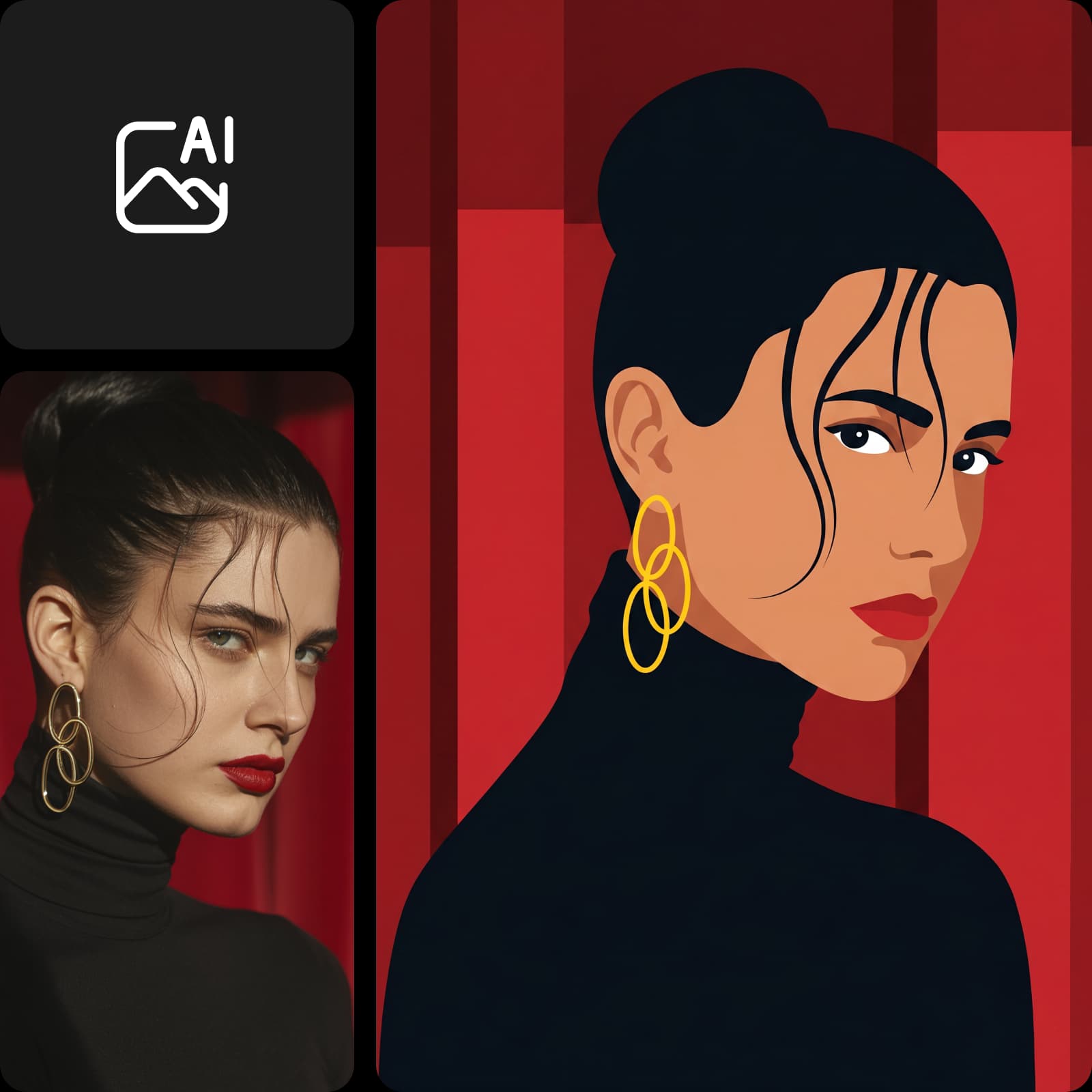 Ejemplo de arte con IA para arte conceptual e ilustración