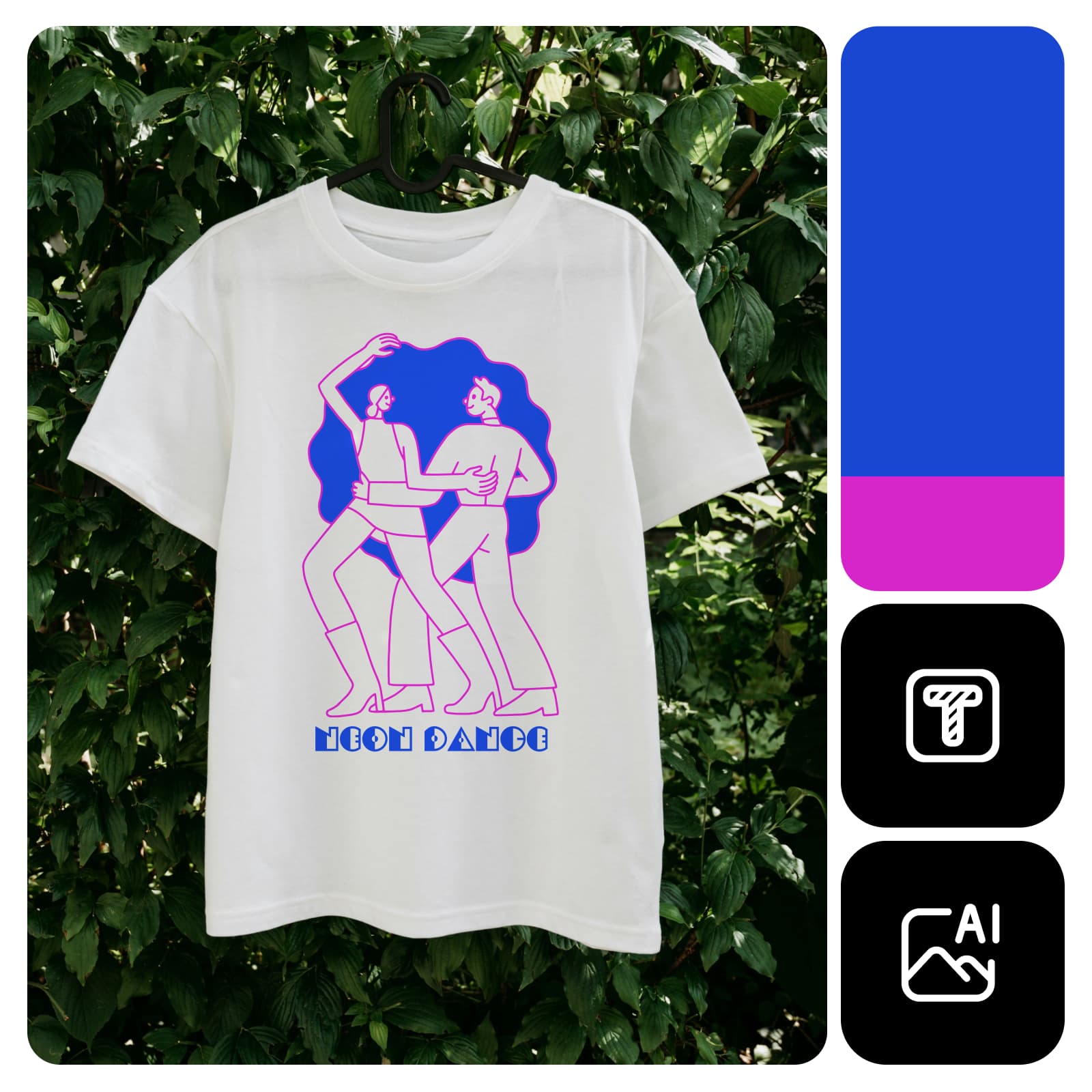 Design and print personalized tshirts