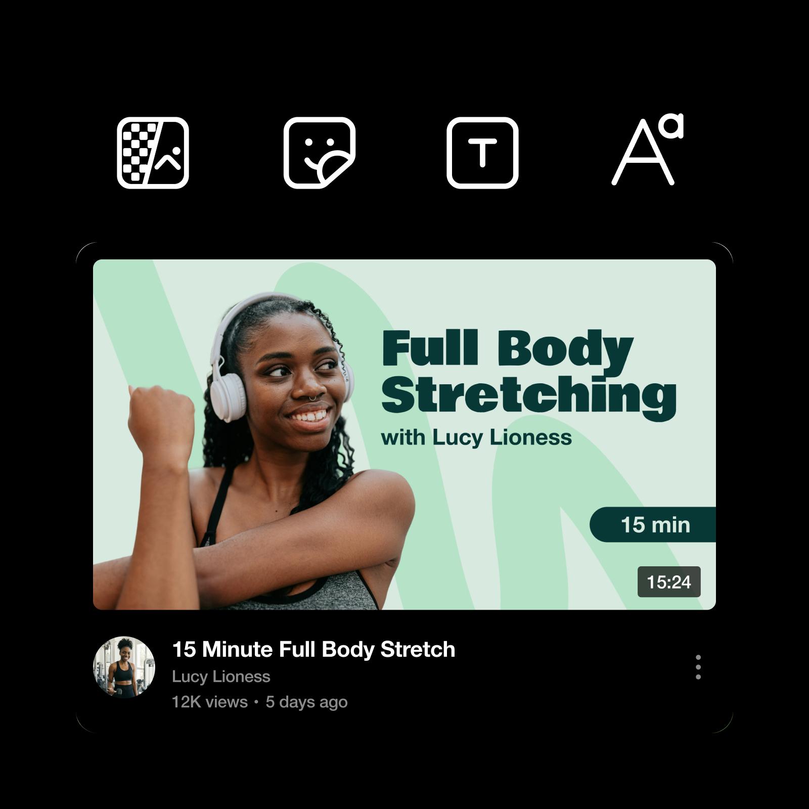 design thumbnails from scratch or create custom design with Picsart