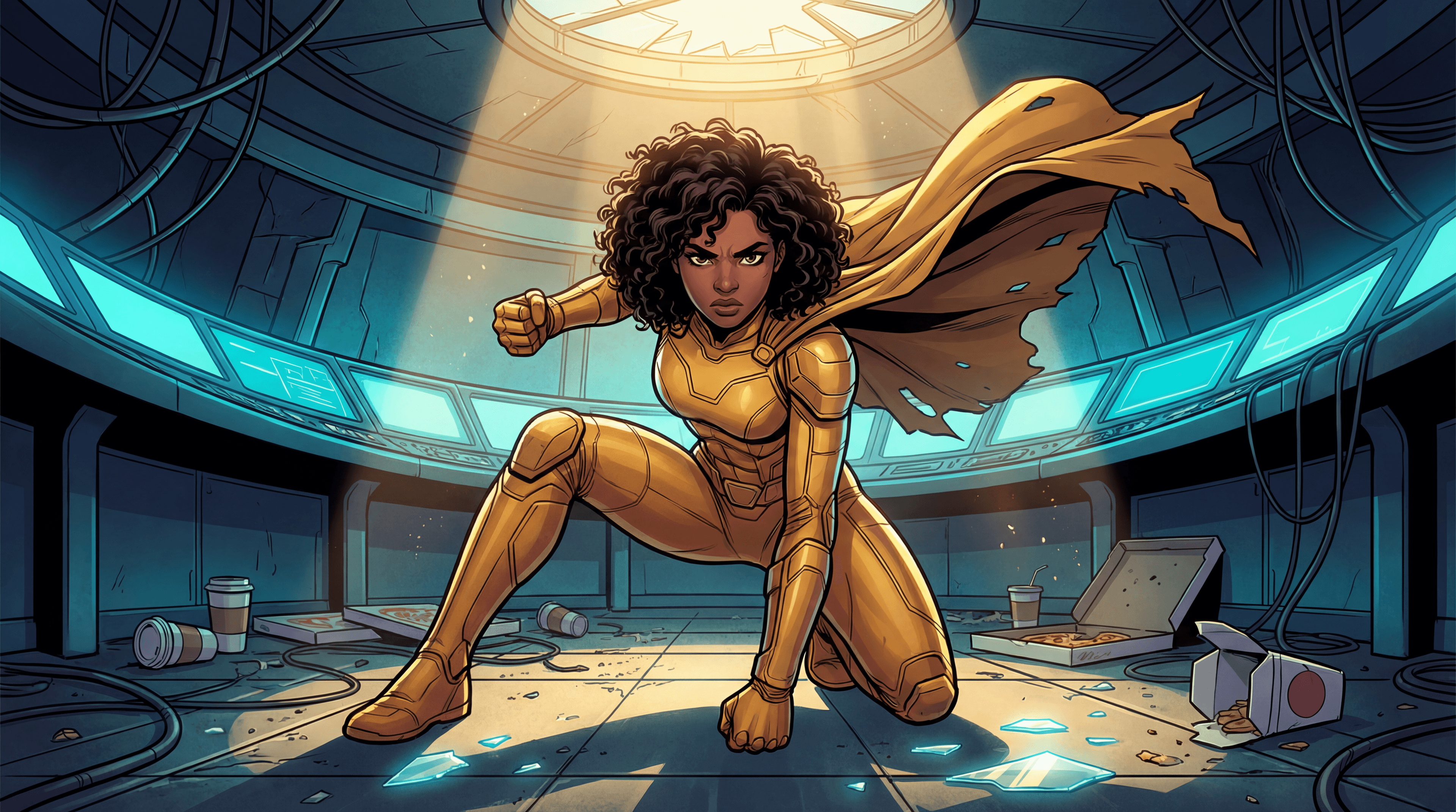 AI Assistant interface showing design generation capabilities